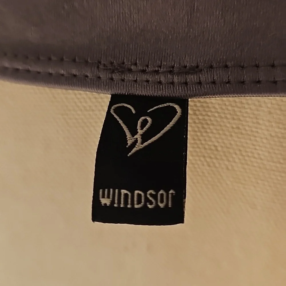 Windsor Satin Lavender/Gray Mini Dress - Picture 3 of 3